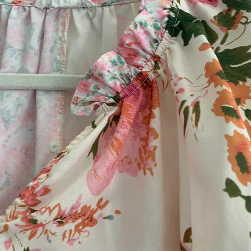 Chic Soul Long Sleeve 3X floral print blouse - Picture 2 of 13